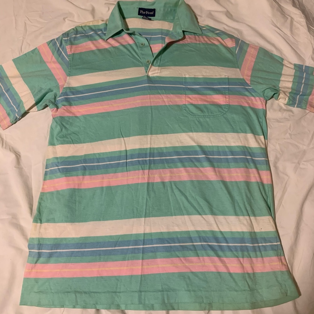 Striped Collared Tee